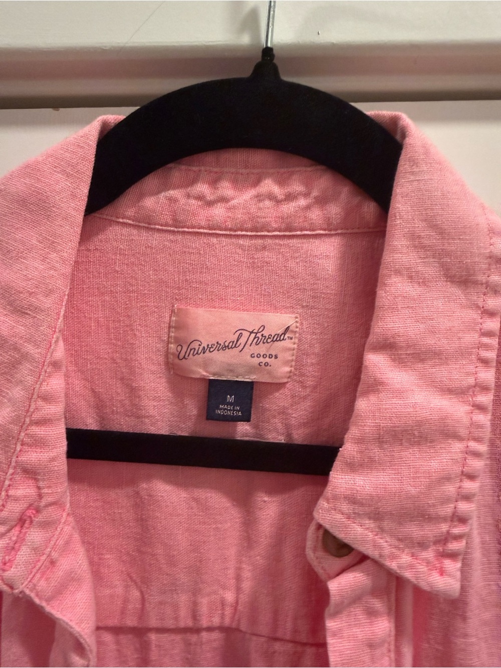 Universal Thread Pink Button-Down Shirt - Picture 3 of 6